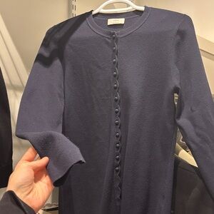 Aritzia Navy Shelly Cardigan